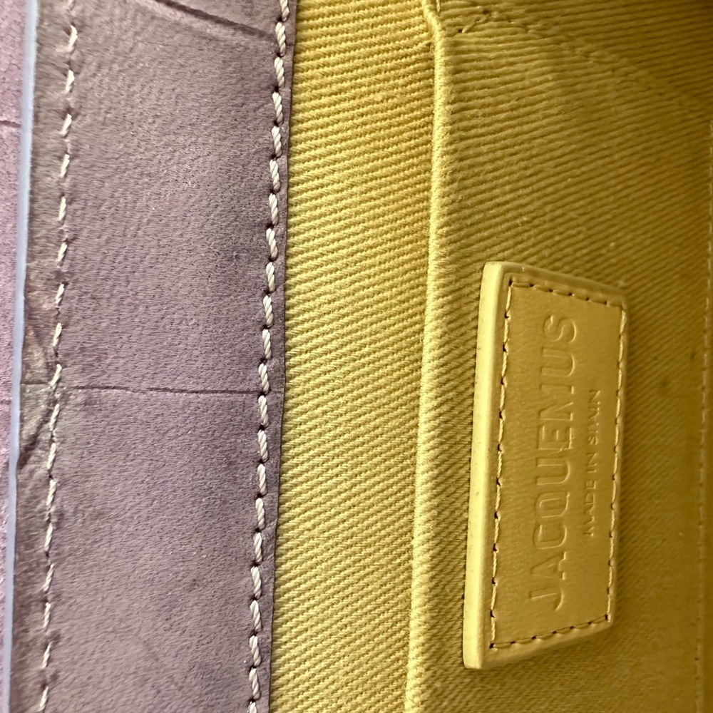 RARE Jacquemus Chiquito Moyen purple suede purse - Picture 8 of 10